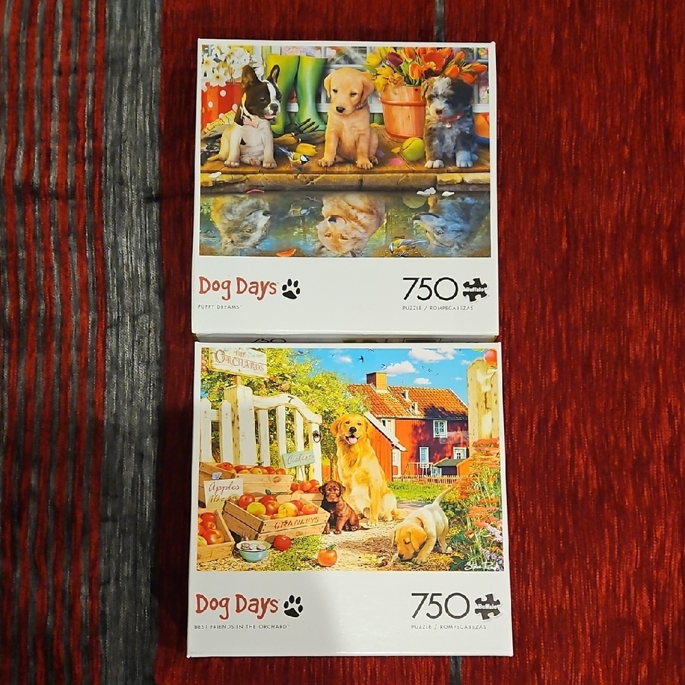 Dog Days Puzzle Set - 750 Pieces